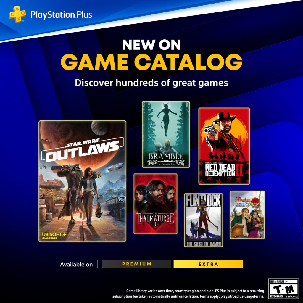 PlayStation Plus Extra and Premium Games for May 2026 Revealed